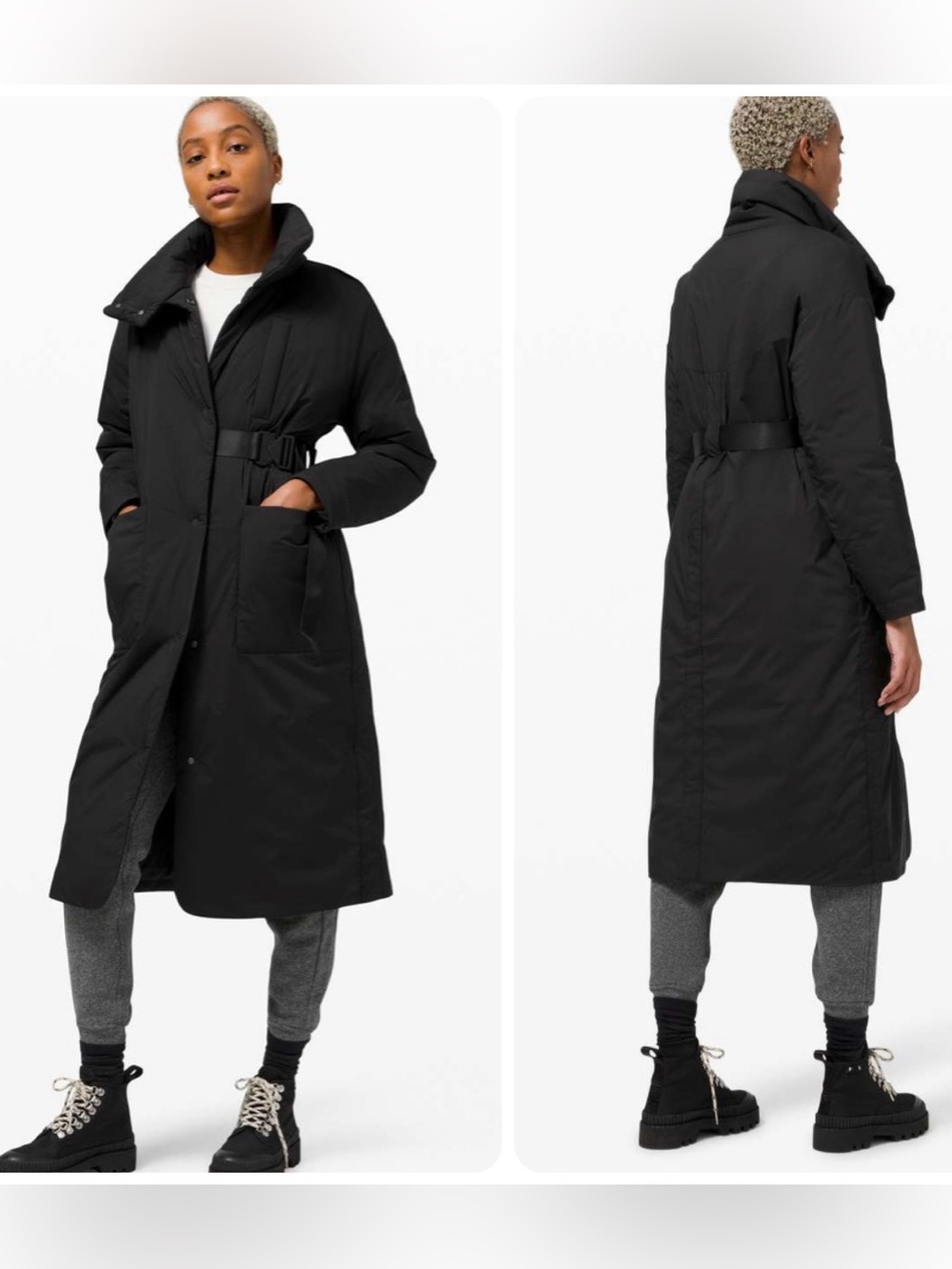 *RARE Lululemon Pure Puff Jacket *Long Black (US 4)